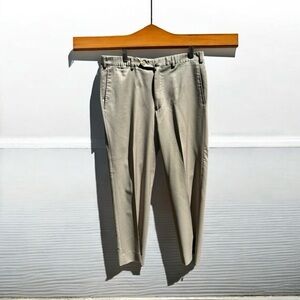 🌻Ermenegildo Zegna Dar Tan Wool Flat Front Tan Dress Pants Model 75LB02 34x30"